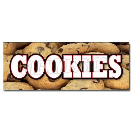 COOKIES DECAL Sticker Fresh Baked Homemade Chocolate Chip Oatmeal